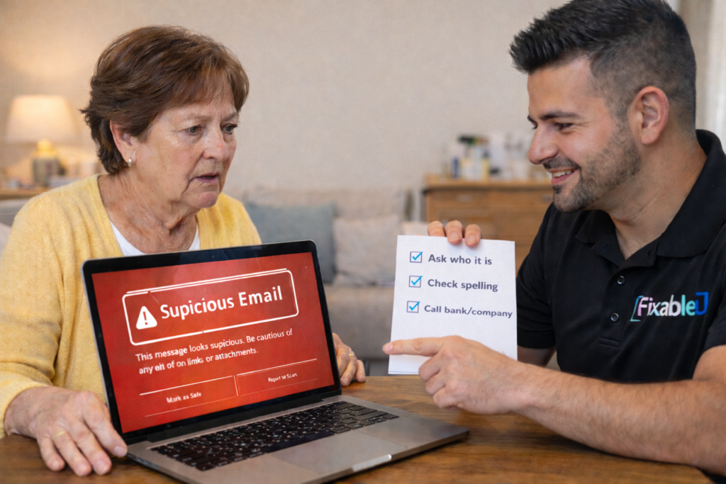 Email Problems and Scam Protection for Seniors Melbourne: A Simple Safety Guide for Families & Carers