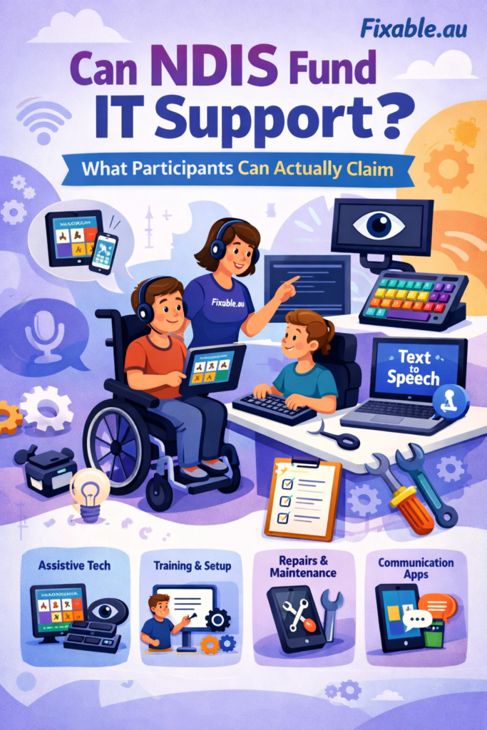 Can NDIS Fund IT Support? What Participants Can Actually Claim